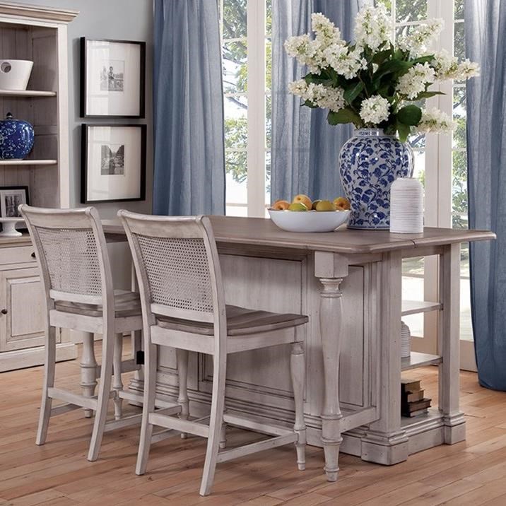 Dining table in kitchen island set chairs