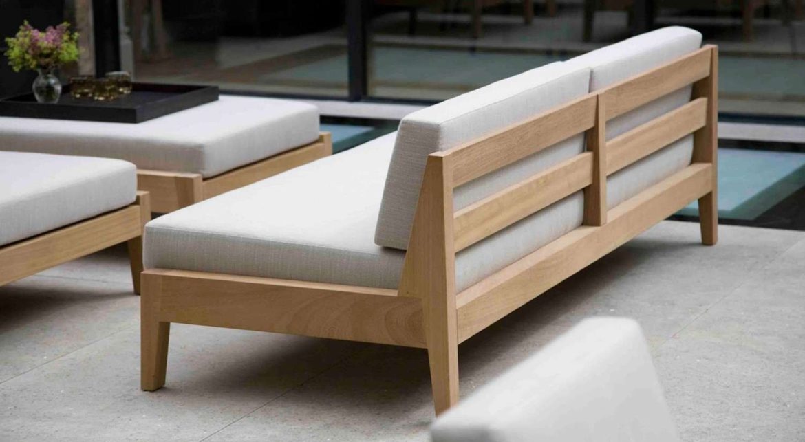 handmade wooden sofa at factory price