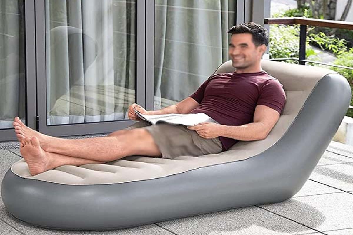  Air Sofa in Bangladesh (Inflatable Couch) Soft Flexible PVC Material Waterproof Lightweight 
