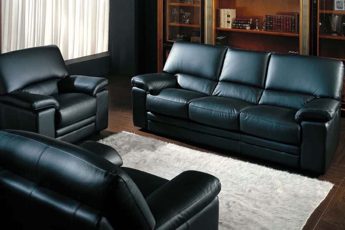  Office Sofa Set (Couch) Sectional Sleeper Loveseat Types 2 Material Fabric Leather 