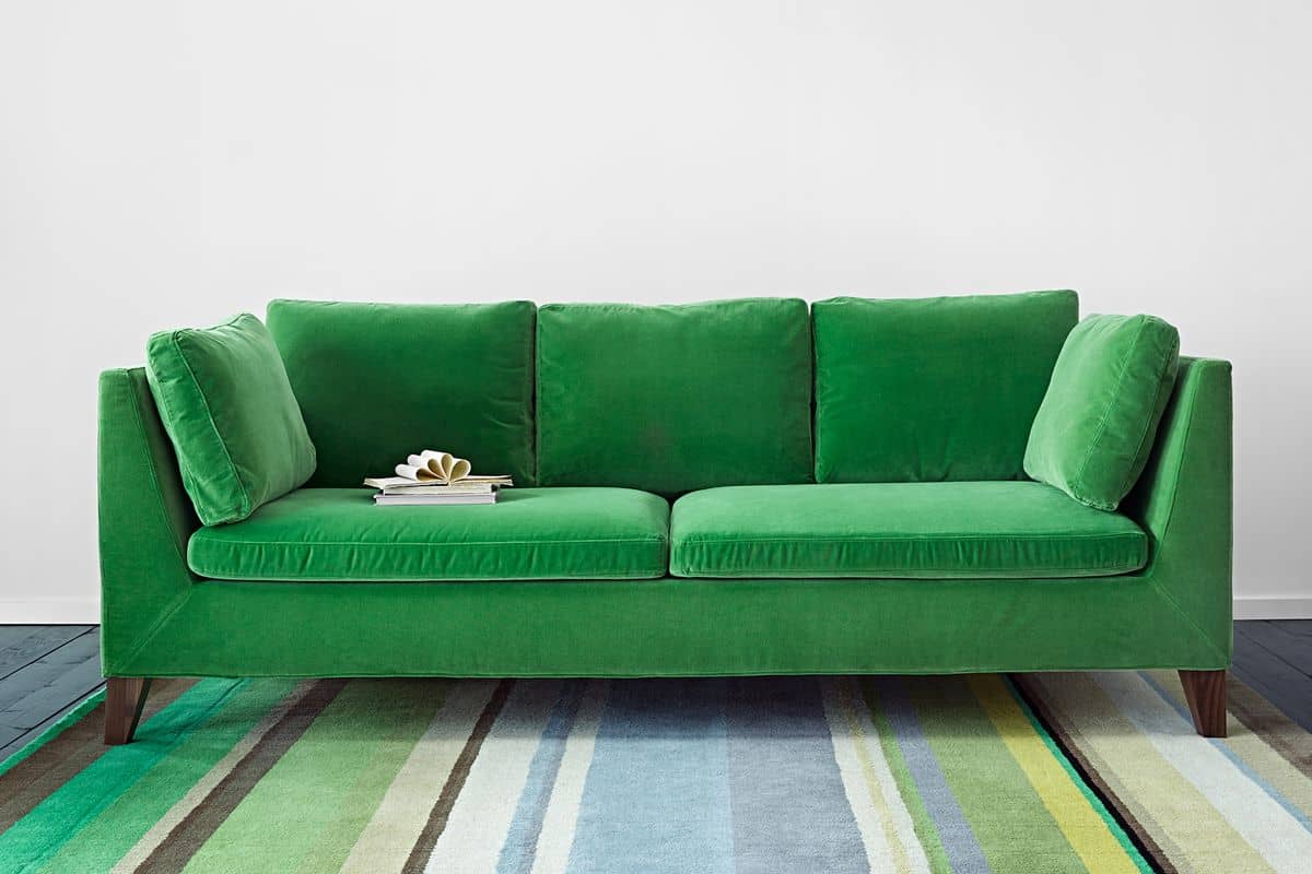  Kuka Sofa in India; Fabrics Leather 4 Colors Orange Green Blue Gray 