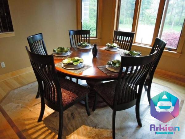 Buy glass round dining table + best price