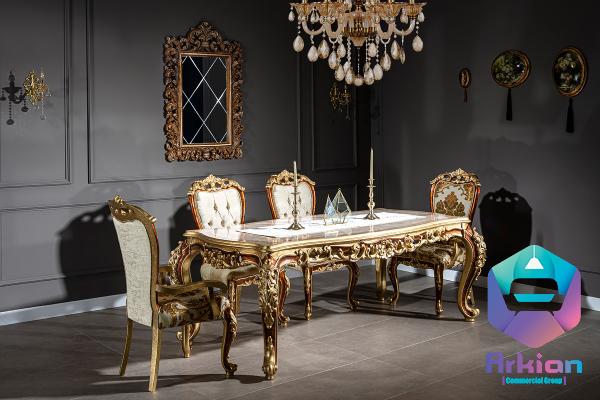 Price and buy dining table gold legs + cheap sale