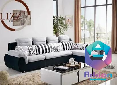 modern sofa set with complete explanations and familiarization
